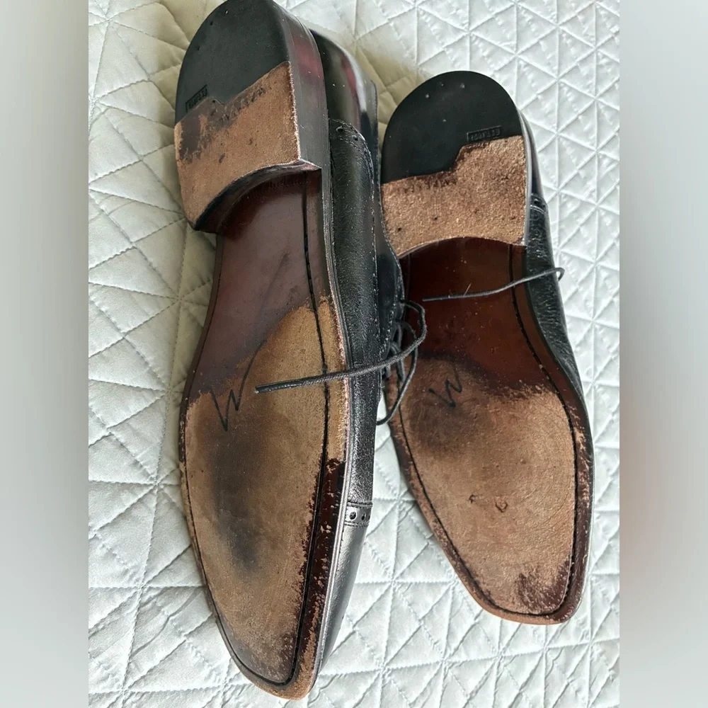 Wing-Tip Oxfords Florsheim Imperial 9EEE OTAVIO Mid-Town Cap Toe 2-Tone Shoes! - Picture 7 of 16